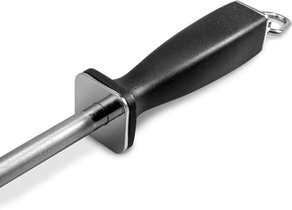 Superior Knife Sharpening Rod, 10 Inch Professional Diamond Brushed Sharpening - Image 3