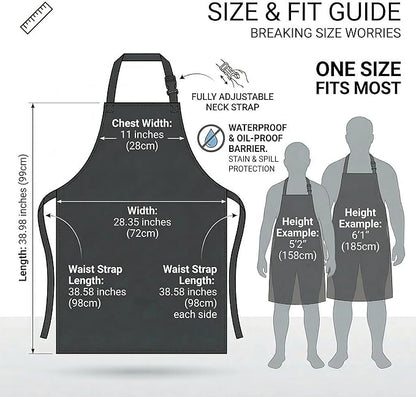Homsolver Heavy Duty Vinyl Waterproof Apron - Image 6