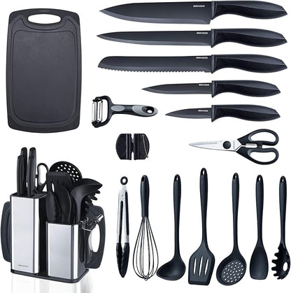 RAXCO Kitchen Utensils Set For Cooking-7 Cooking Utensils, 5 Kitchen Utensils by RAXCO