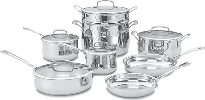 Cuisinart Contour Stainless 13-Piece Cookware Set by Cuisinart