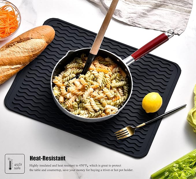 Large 24" x 18" Silicone Dish Drying Mat - Image 6