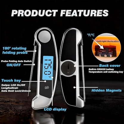 Meat Thermometer Digital Waterproof Instant Read Thermometer - Image 8