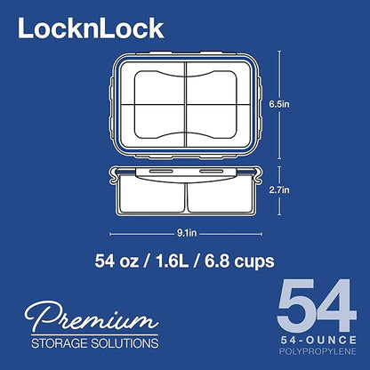 LOCK & LOCK Easy Essentials Food Storage lids/Airtight containers, BPA Free - Image 4