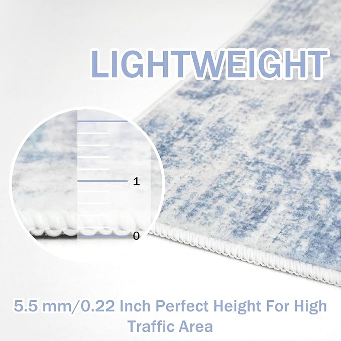 IOHOUZE Abstract Area Rugs 9x12 Ft Washable Large Rugs - Image 6