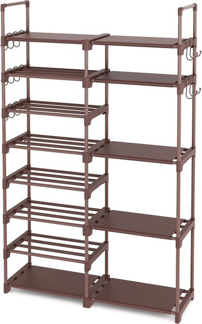 ROJASOP Shoe Rack Organizer, 8-Tier Metal Shoe Rack by ROJASOP