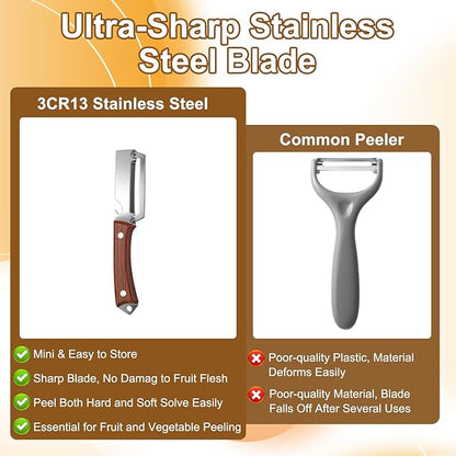 2PCS Multifunctional Vegetable Peeler, 2 in 1 Multi Functional Vegetable Peeler - Image 8