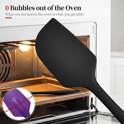 600ºF Heat Resistant Spatula, 11.34 inch High Heat Food Safe Semless Kitchen - Image 4