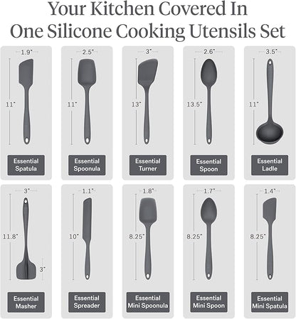 GIR: Get It Right 10-Piece Silicone Essentials Kitchen utensils set - Image 3