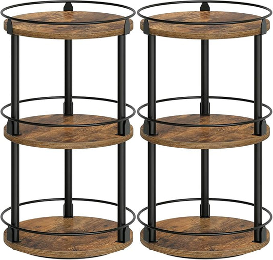 YATINEY Spice Rack, 3-Tier Turntable Organizer by Yatiney