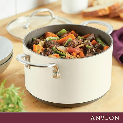 Anolon Achieve Hard Anodized Nonstick Saucepot - Image 7