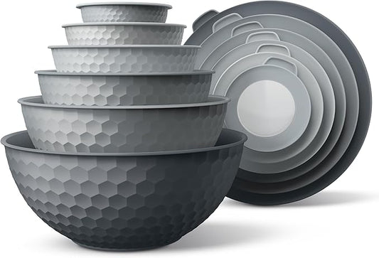 COOK WITH COLOR Mixing Bowls with Lids by CookwithColor