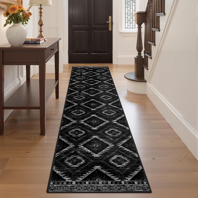 BESTSWEETIE Area Rug 2x8 Rug Machine Washable Non-Slip Low Pile Print Pattern by BESTSWEETIE