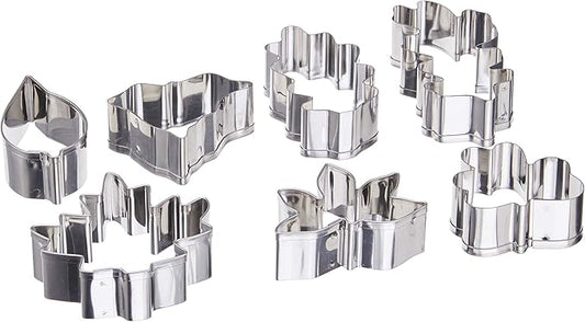 Ateco 7 pc Stainless Steel Leaf Cutter Set by Ateco