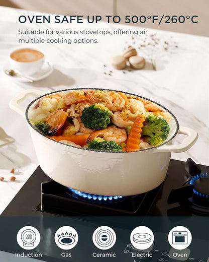 Enameled Cast Iron Dutch Oven - Image 6