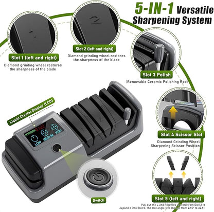 5-in-1 Electric Knife Sharpener - Image 2