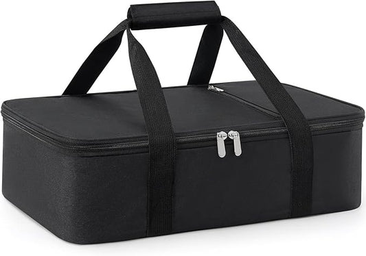 Insulated Casserole Carrier for Hot or Cold Food, Pie Carrier Bag Lunch Bag by MIAOJIE