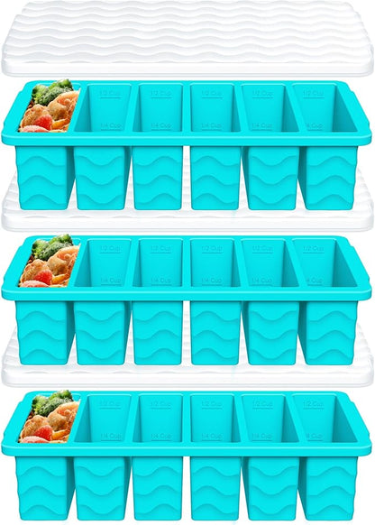 3-Pack Silicone Freezer Trays by Bandiction