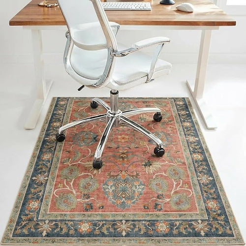 36"x48" Office Chair Mat for Hardwood Tile Floor, Under Desk Carpet Protector by BESBLEE