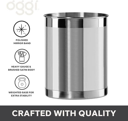Oggi Stainless Steel Utensil Holder - Image 3