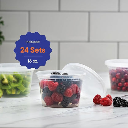 Stack Man Plastic Deli Food Storage Containers - Image 5