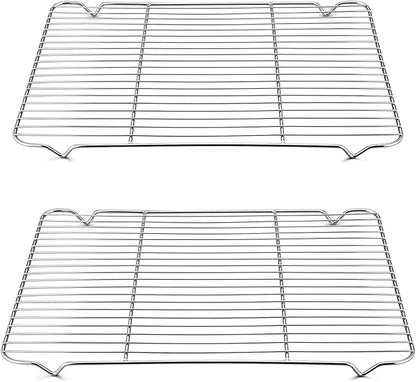 TeamFar Cooling Rack, 16.6” x 11.45” Stainless Steel Wire Baking Rack by TeamFar