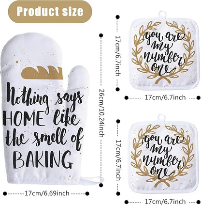 Patelai 6 Pieces Blank Sublimation Oven Mitts Set Include Blank Sublimation - Image 3