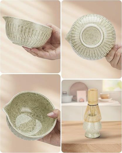 20Oz Matcha Whisk Set，7 Pcs Matcha Kit Includes Matcha Bowl, Whisk & Holder - Image 7