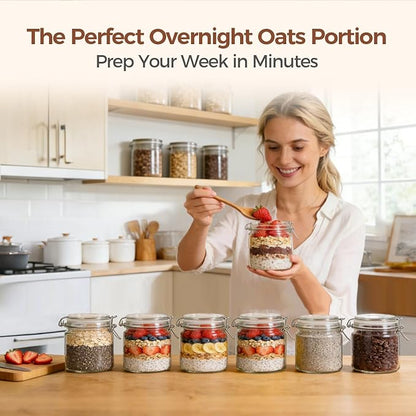 ComSaf 17oz Overnight Oats Containers - Image 4