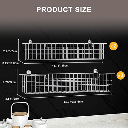 Spice Rack Wall Mount, Spice Holder Shelf Saving Space - Image 3