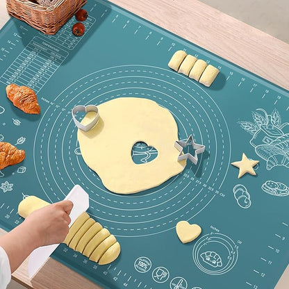 Silicone Pastry Mat 28" x 20" Extra Thick Non Stick Baking Mat - Image 7