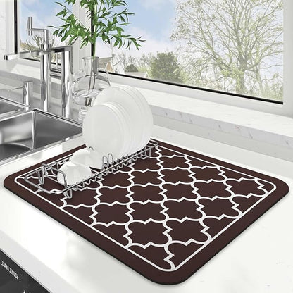 WISELIFE Dish Drying Mat Super Absorbent Drying Mat Large Dish Drying Mats by WiseLife