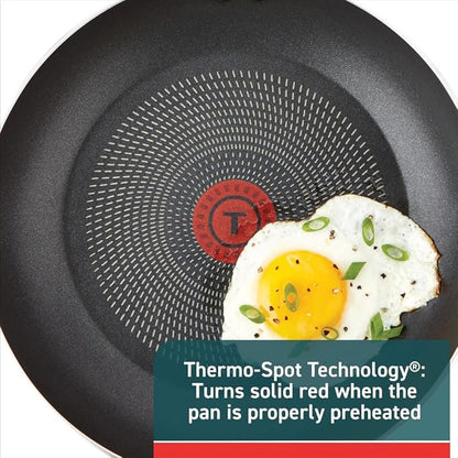 T-fal Initiatives Nonstick Cookware Set 6 Piece Oven Safe 350F Cookware - Image 3