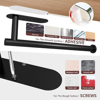 DEKAVA Paper Towel Holder Under Cabinet Wall Mount - Image 6