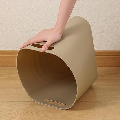 rejomiik Small Trash Can, Slim Garbage Can Plastic Waste Basket - Image 7