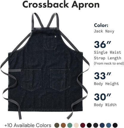 hedley & bennett Crossback Apron - Image 2