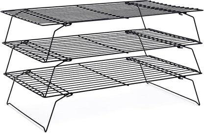 Cooling Rack for Baking 3 Tiers, Stainless Steel Baking Cooking Cooling Racks by Briout