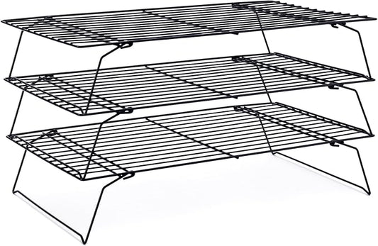 Cooling Rack for Baking 3 Tiers, Stainless Steel Baking Cooking Cooling Racks by Briout