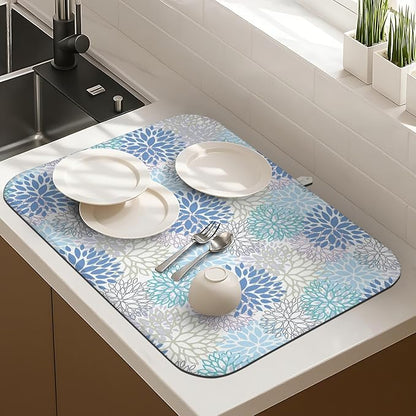 Dish Drying Mat Drainer Pads - Image 3