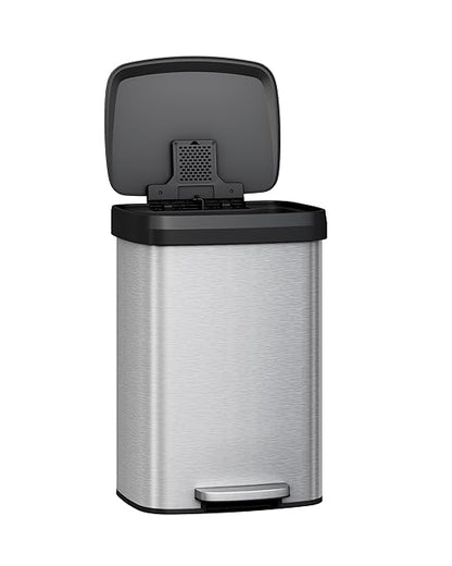 Garvee 13 gal / 50 L Stainless Steel Trash Can - Image 8