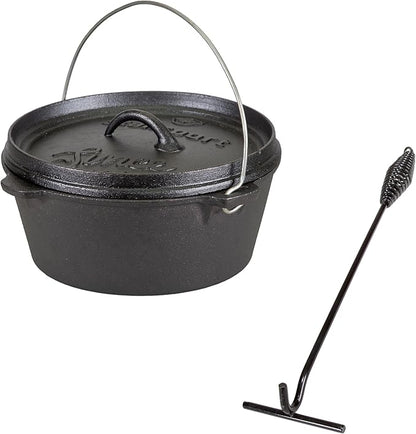 Stansport Pre-Seasoned Cast Iron Dutch Oven by Stansport