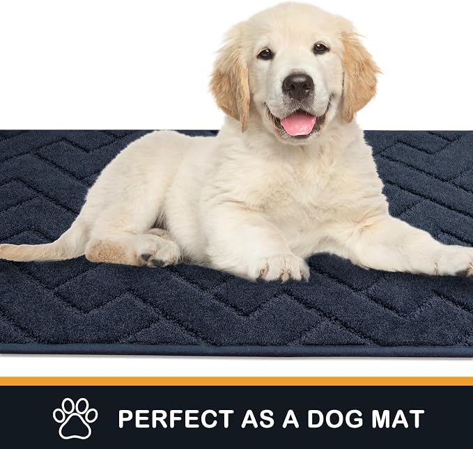PURRUGS Dirt Trapping Door Mat 24" x 59", Non-Slip Machine Washable Entry Rug - Image 6
