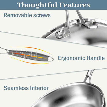 Stainless Steel Cookware Set - Image 4