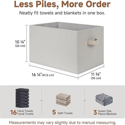 StorageWorks Storage Baskets for Shelves, Fabric Storage Bins, Closet - Image 3