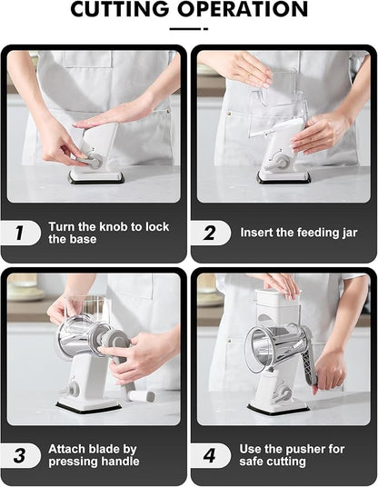 GDL Rotary Cheese Grater Hand Crank - Image 8