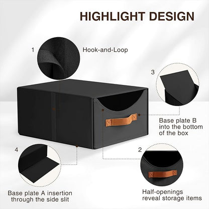 Homsorout Stackable Storage Drawers - Image 6