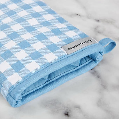 KitchenAid Gingham Oven Mitt 2-Pack Set - Image 3