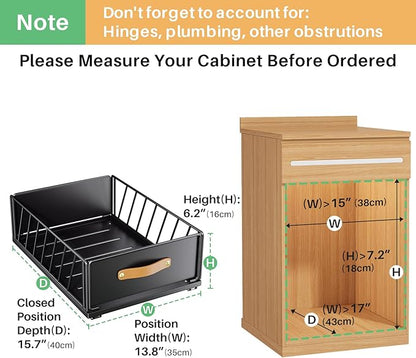 Pull out Cabinet Organizer, Heavy Duty Slide out Pantry Shelves Drawer Storage - Image 2
