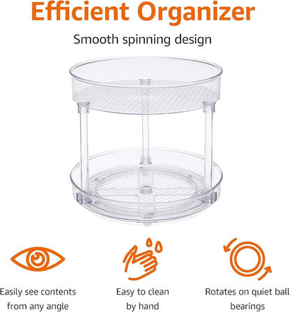 Amazon Basics Lazy Susan Turntable Organizer - Image 2