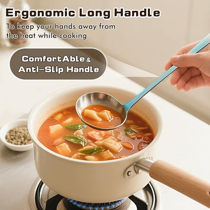 6 Pcs Cooking Utensils Set, Stainless Steel Kitchen Utensils, Heat Resistant - Image 4
