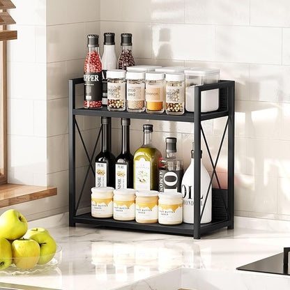 Giikin Kitchen Countertop Organizer, 2 Tier Coffee Bar Organizer, Kitchen - Image 6